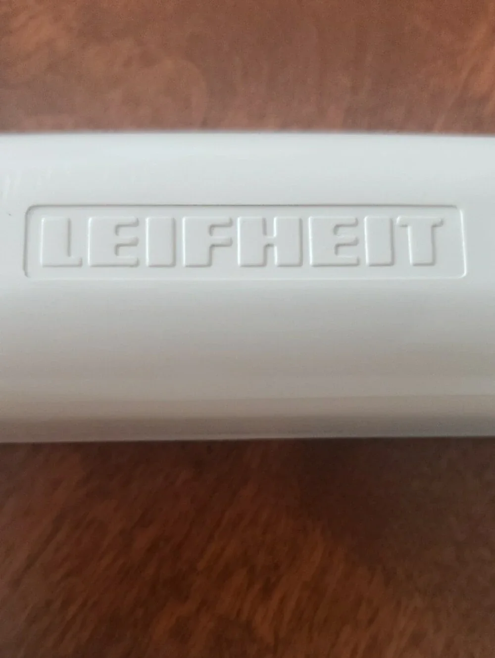 Vtg Leifheit -Slany Design White Handheld Cheese Grater W/ Stainless Steel Panel